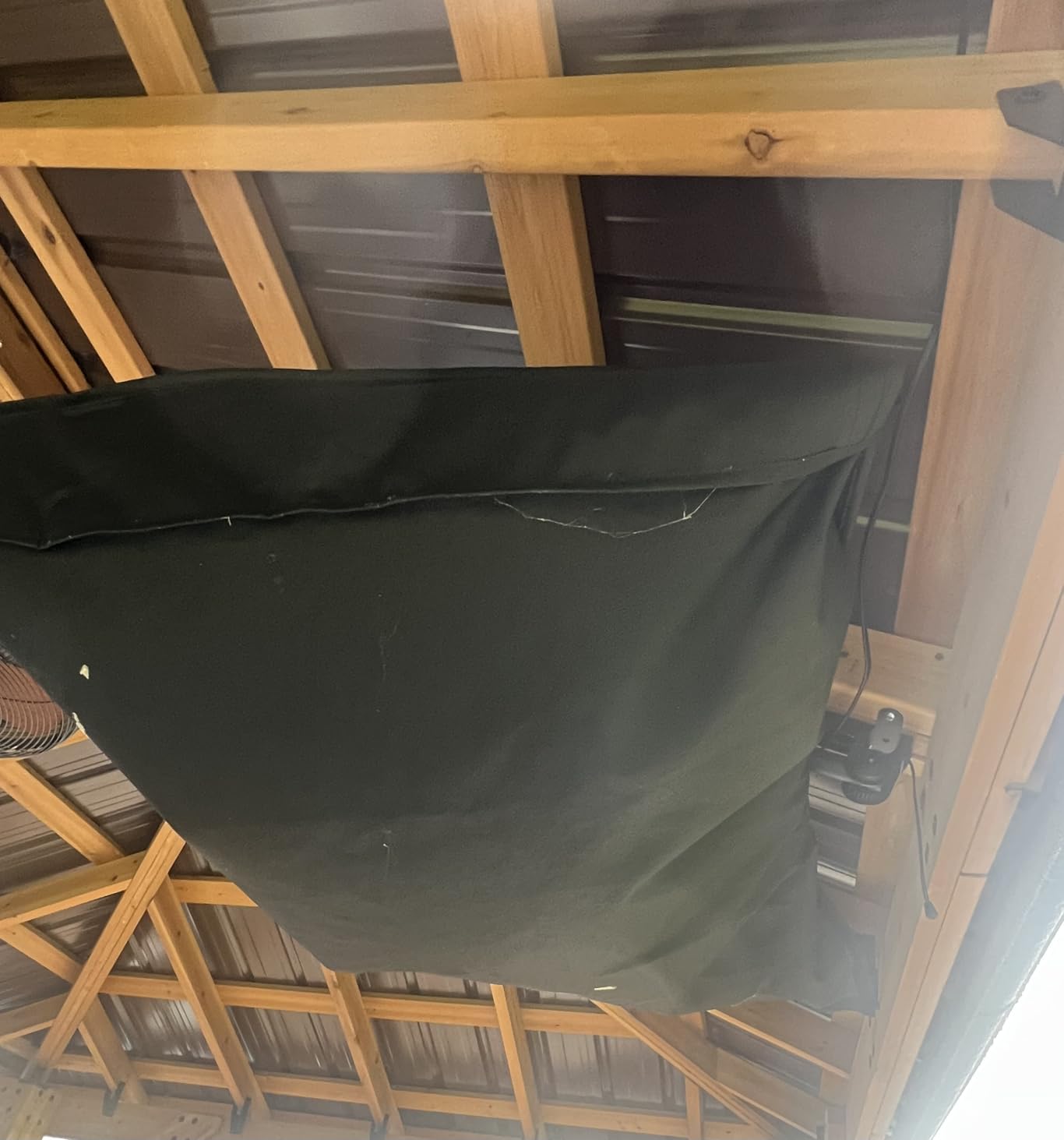 Mounting Dream Outdoor TV Cover Weatherproof with Bottom Cover for 30-32 inch TV, Waterproof and Dustproof TV Screen Protectors with Remote Control Pocket for Outside LED, LCD, OLED Flat Screen TVs customer photo 1