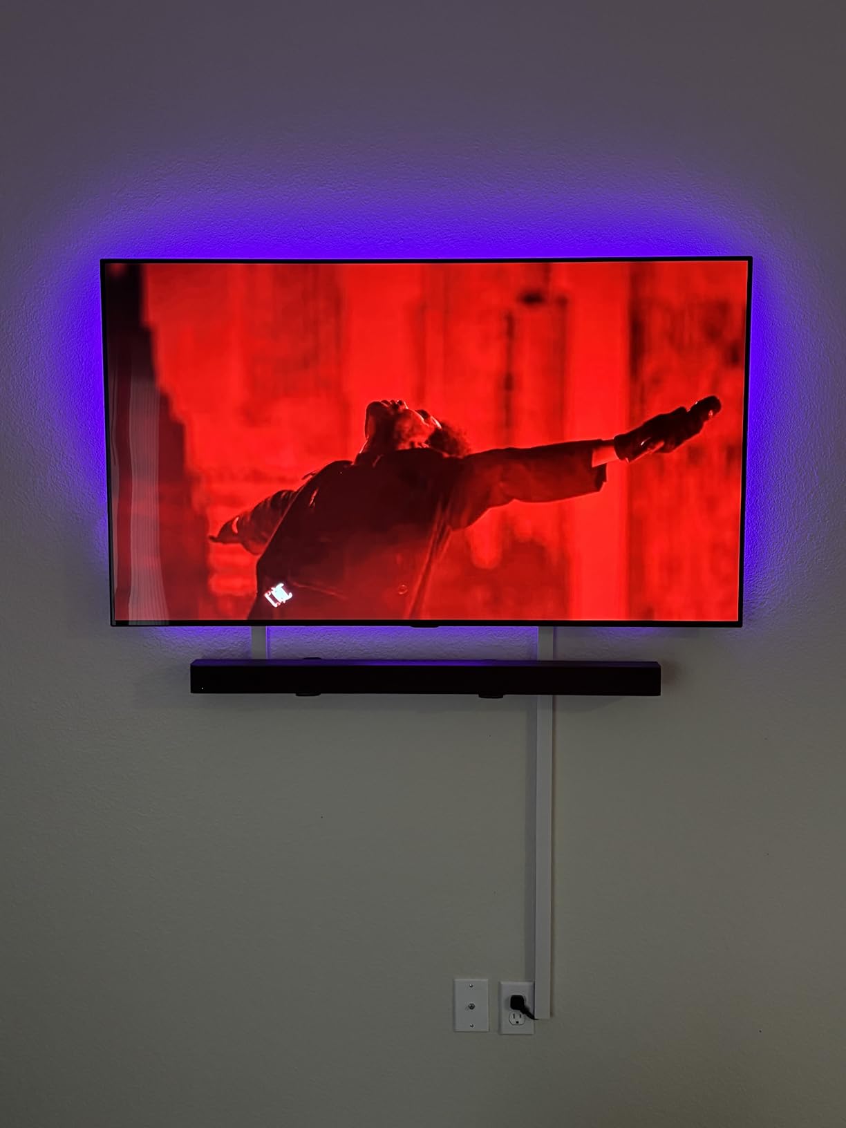 notiela Soundbar Mount Shelf for Samsung, Sony, LG, Vizio, Bose, Onn and More Soundbar Wall Mount Bracket customer photo 1