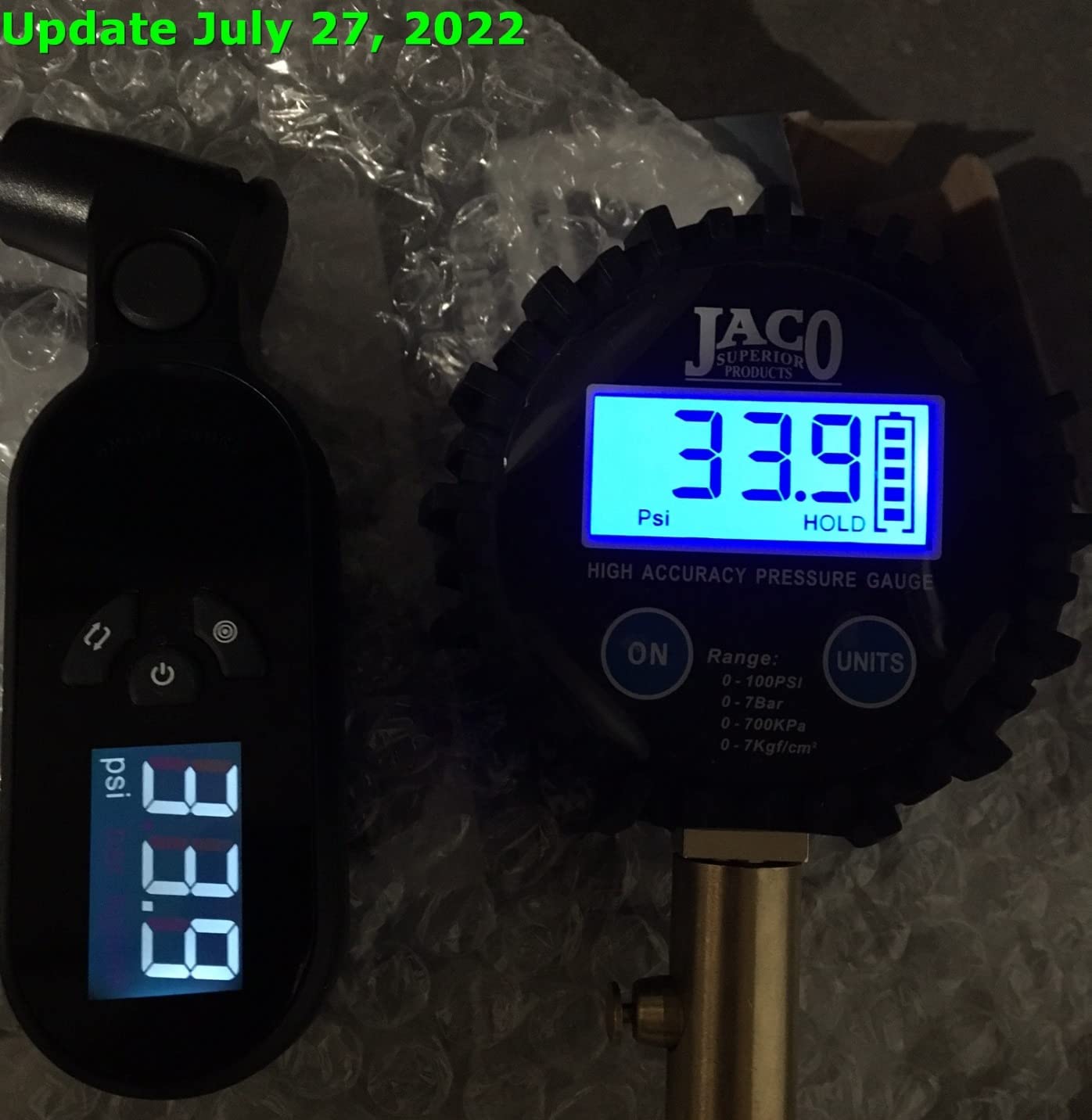 JACO ElitePro Digital Tire Pressure Gauge - Professional Accuracy - 100 PSI customer photo 2
