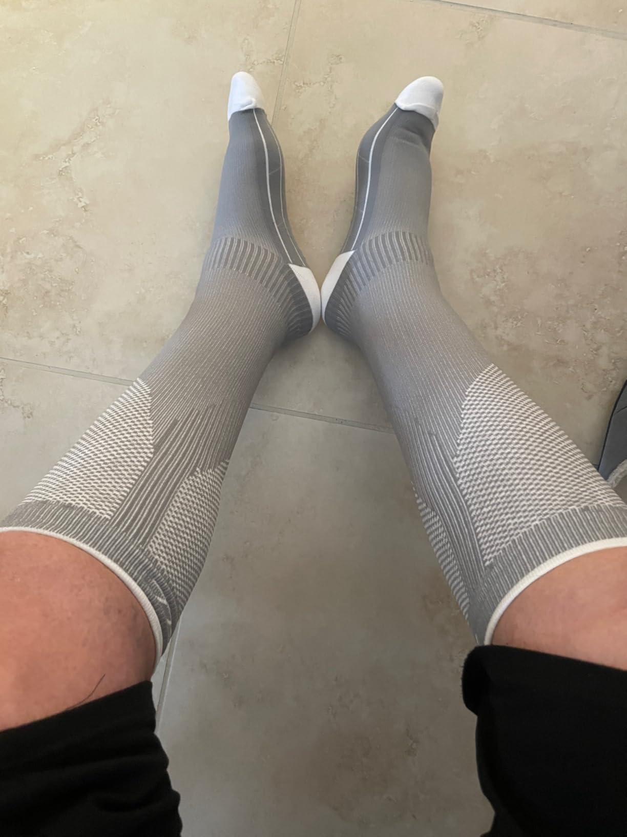 FITRELL 3 Pairs Compression Socks for Women and Men 20-30mmHg-Circulation Support Socks customer photo 1