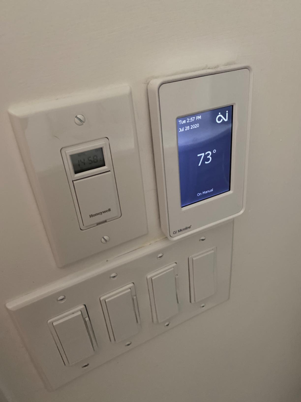 OJ Microline UDG4 Touchscreen Programmable Heated Floor Thermostat with GFCI customer photo 1