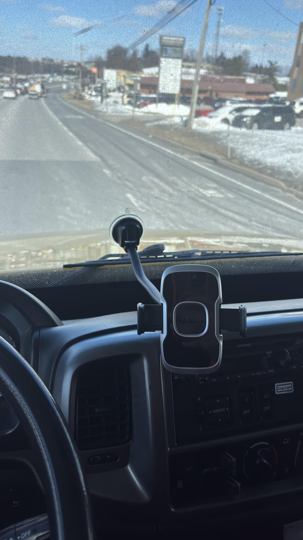 1Zero Solid Car Truck Phone Mount with 14-Inch Gooseneck Long Arm customer photo 1