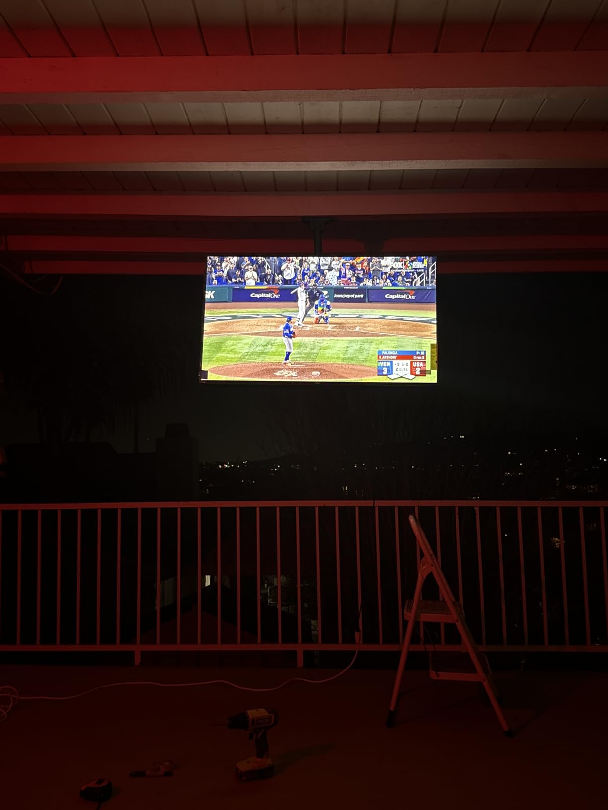 PERLESMITH Ceiling TV Mount for 26-65 inch Flat Screen Displays, Max VESA 400x400mm, Hanging Adjustable Ceiling TV Bracket Fits Most LCD LED OLED 4K TVs, Pole Ceiling Mount Holds up to 110lbs customer photo 1