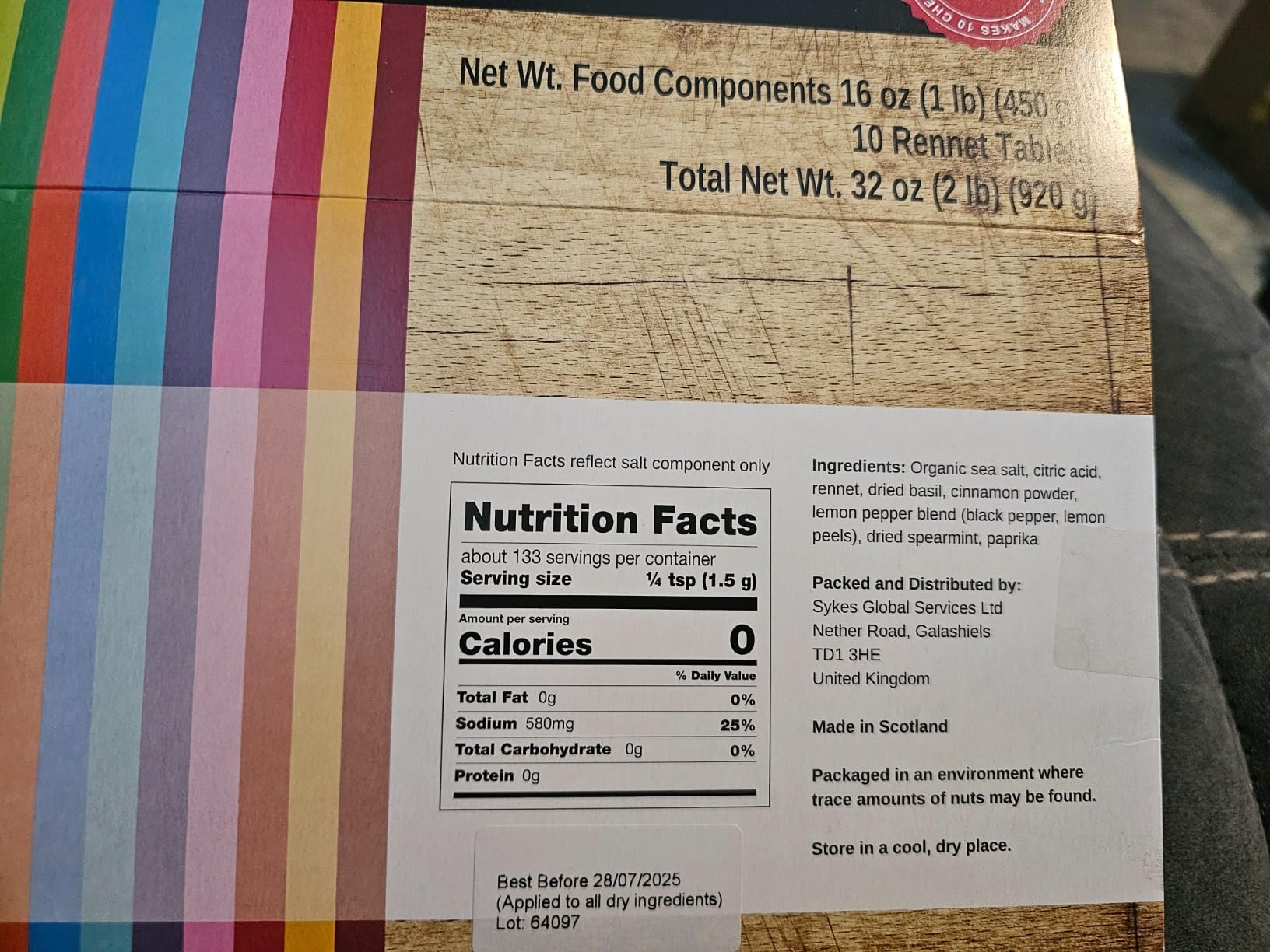 The Ultimate Cheese Making Kit - DIY Kit for 10 Cheeses: Mozzarella, Mascarpone, Feta, Ricotta - Includes Rennet & Instruction Booklet customer photo 2