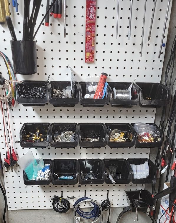 WallPeg Pegboard Bins - 6 Each 7