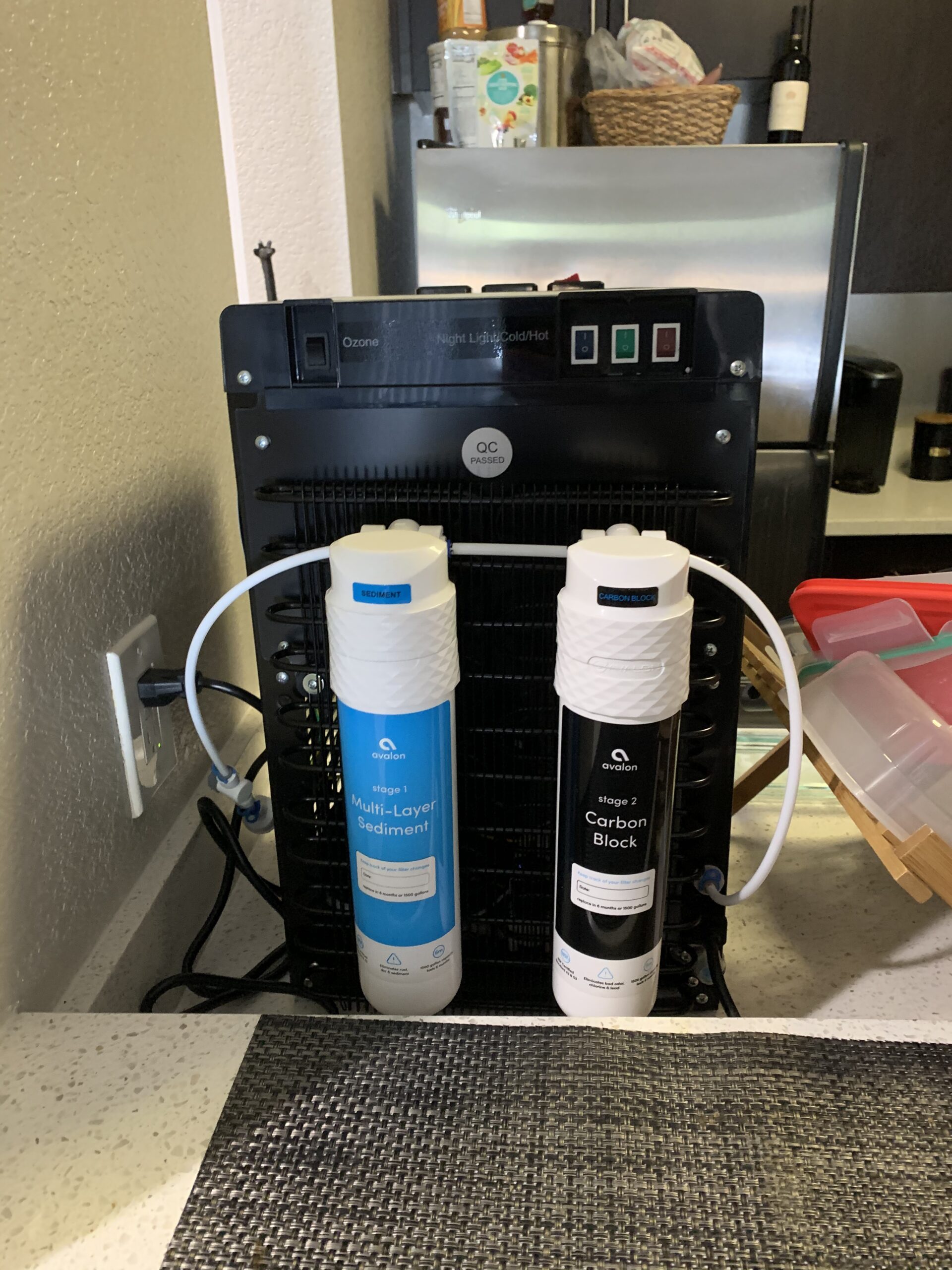 Avalon A12BLK Countertop Bottleless Water Dispenser with Hot Cold and Cool Water Dual Filtration Self Cleaning and Built-in Nightlight in Black Stainless Steel customer photo 2