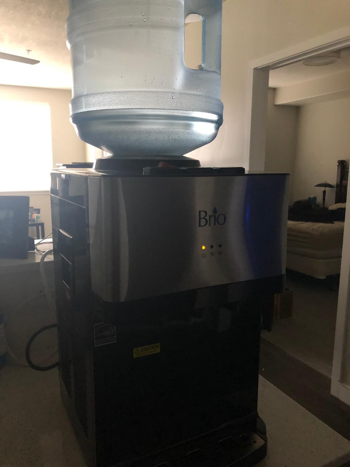 Brio Limited Edition Top Loading Countertop Water Cooler Dispenser with Hot Cold and Room Temperature Water. UL/Energy Star Approved customer photo 2