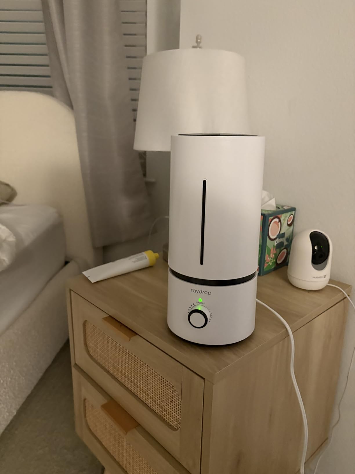 raydrop Cool Mist Humidifiers for Home Babies, 1.70 L Quiet and Small Ultrasonic Humidifier for Bedroom Nightstand, Space Saving, Auto Shut Off - (0.45 Gallon, US 110 V) customer photo 1