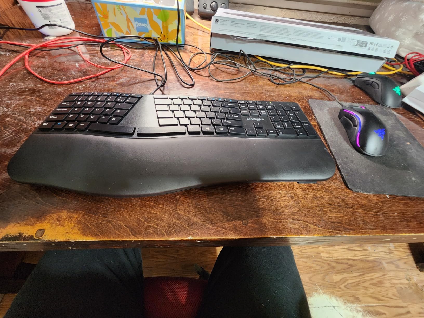 Kensington Pro Fit Ergonomic Wired Keyboard- Black (K75400US) customer photo 1