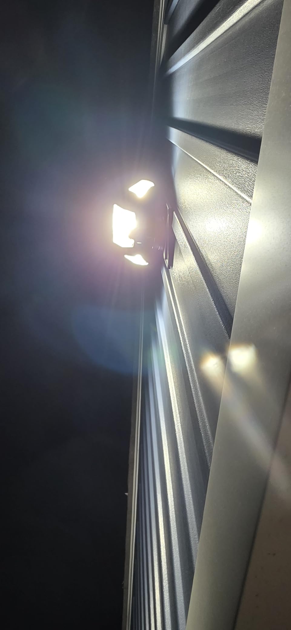 LEPOWER LED Security Lights Motion Sensor Light Outdoor, 38W 4200LM Light, 5500K, IP65 Waterproof, 3 Head Detected Flood Light for Garage, Yard, Porch (White) customer photo 1