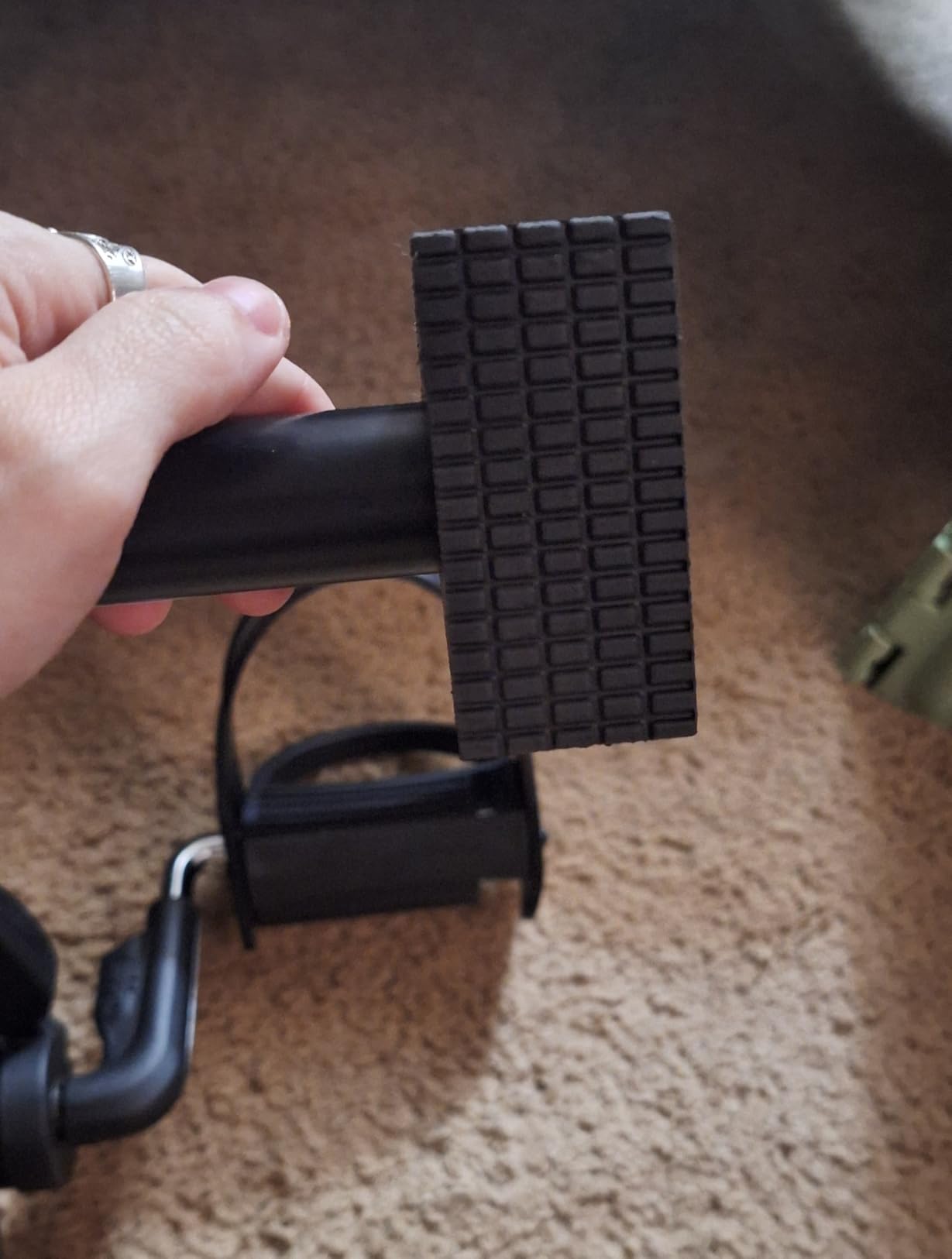 Vaunn Under Desk Bike Pedal Exerciser Ergometer with LCD Display - Mini Pedal Exerciser for Arm & Leg Workout, Folding Desk Cycle for Home Office, Physical Therapy & Low Impact Cardio customer photo 2