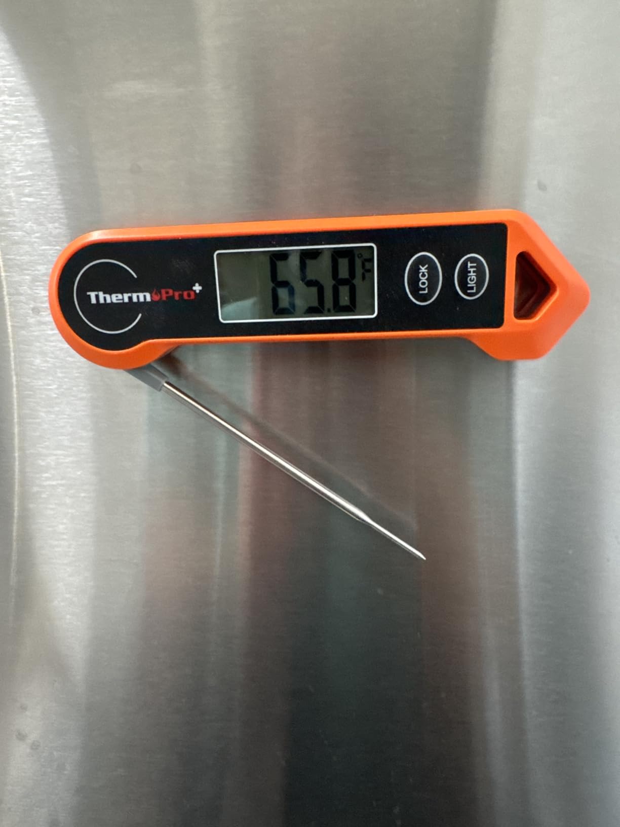 ThermoPro Digital Instant Read Meat Thermometer for Grilling Waterproof Kitchen Cooking Food Thermometer with Ambidextrous Backlit for BBQ Grill Smoker Oil Fry Candy Thermometer customer photo 2