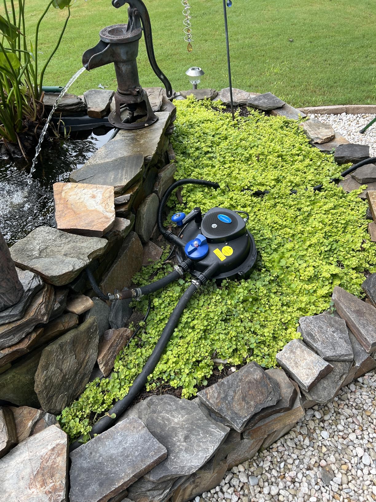 VIVOHOME Pressurized Biological Pond Filter with 13-watt Light, 1580 GPH Suitable for Koi Ponds up to 800 Gallons or Ornamental Ponds up to 1600 Gallons customer photo 2