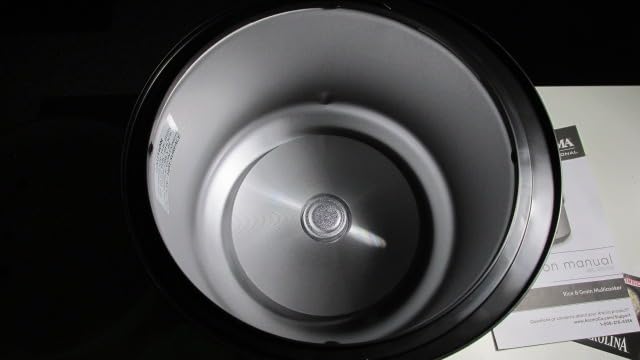 Aroma Housewares ARC-1120SBL SmartCarb Cool-Touch Stainless Steel Rice Multicooker Food Steamer, Slow Cooker with Non-Stick Inner Pot and Steam Tray, 20-Cup(cooked)/ 5Qt, Black customer photo 1