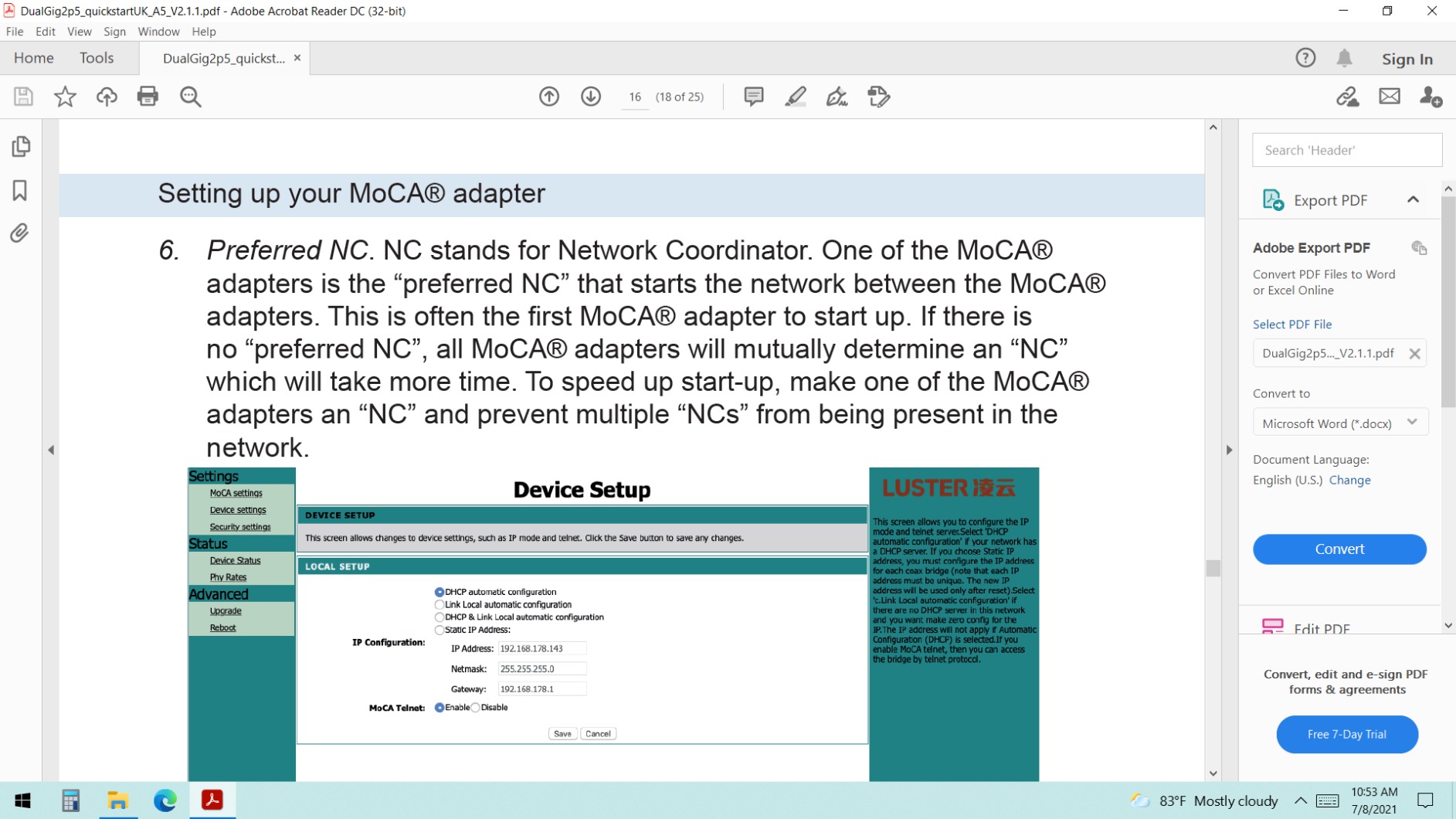 MoCA 2.5 with 2 Gigabit Ethernet Ports - Ethernet Over Coaxial Adapter (2 Pack, TL-MC84) customer photo 2