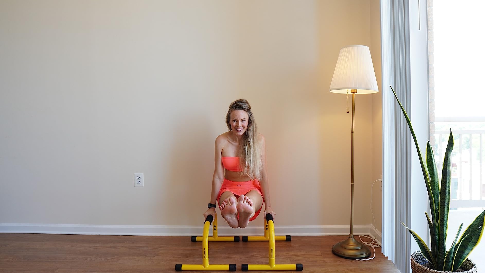 Lebert Fitness Parallette Push Up Bars Dip Station Stand - Perfect for Home and Garage Gym Exercise Equipment - Gymnastics, Calisthenics, Strength Training Parallel Bars customer photo 2