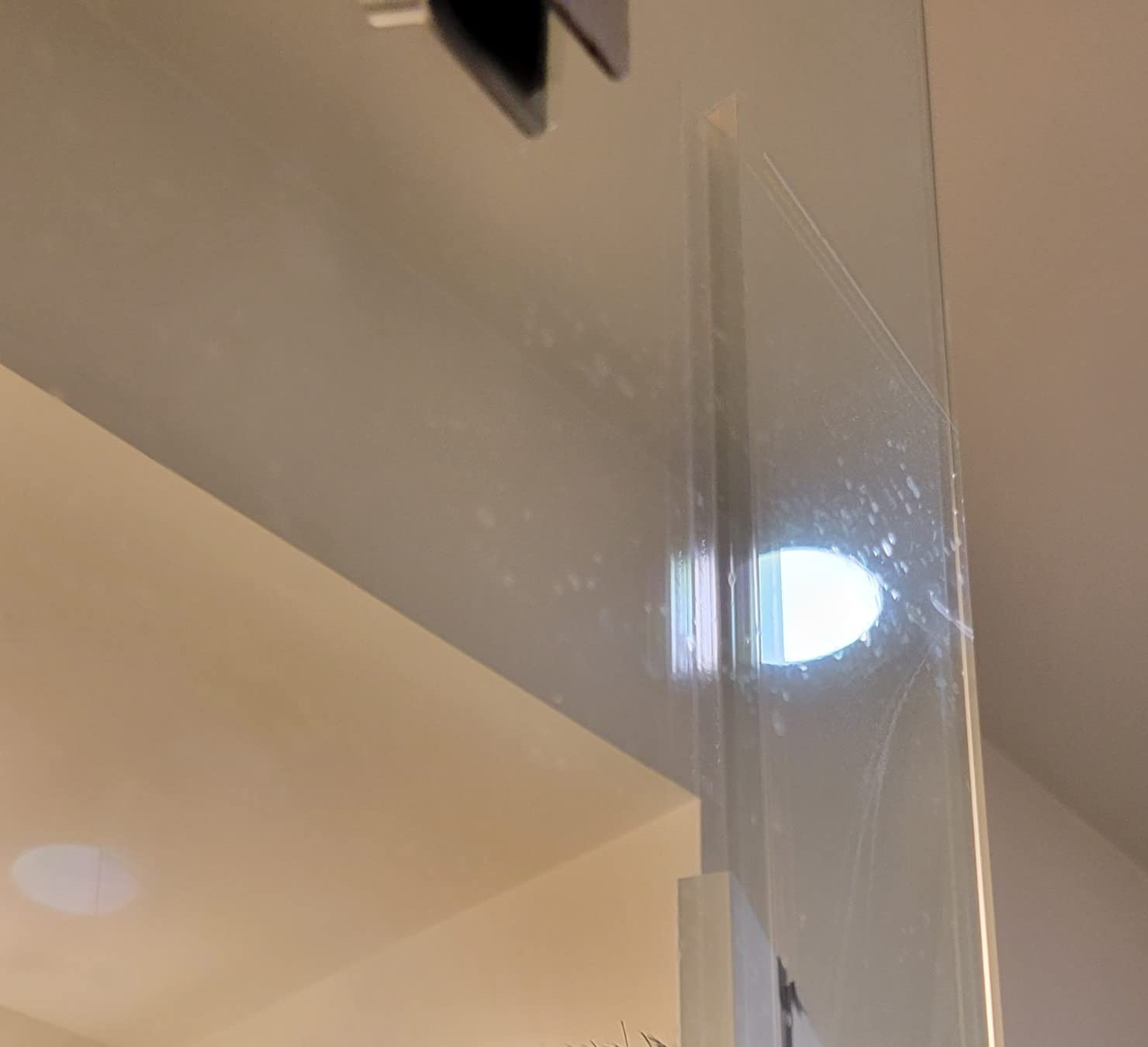 0.05mm Clear Window Security Film Adhesive Anti Shatter Heat Control Safety Window Glass Protection Sticker for Home and Office, 17.7inch x 8.2feet customer photo 2