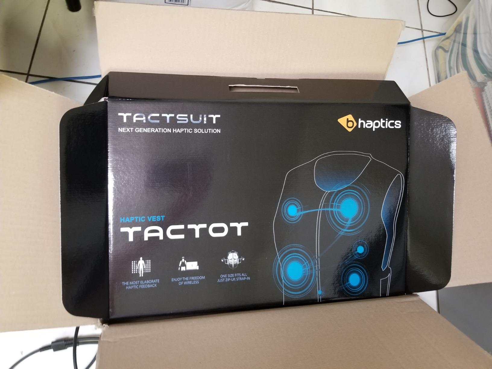 bHaptics haptic vest Tactot DK 3 for VR, PC gaming, music and movie- 40 vibration feedback points customer photo 2