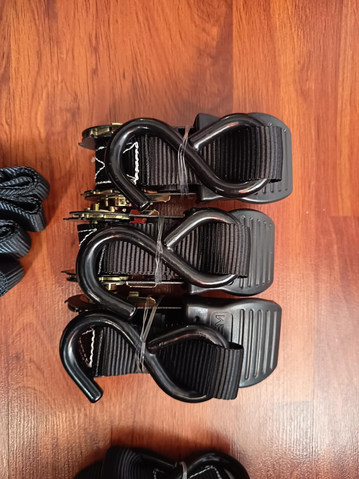 FORTEM Ratchet Straps, Tie Down Strap Set 1650lb Break Strength, 4 Pack 15ft x 1in, 4 Soft Loops, Moving Straps Tie Downs, Cargo Cam Buckles for Trucks, Carry Bag, for Men customer photo 1