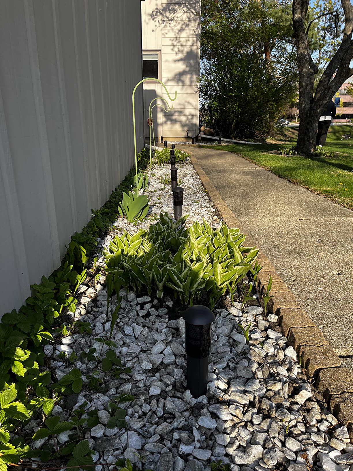 LEONLITE 12-Pack Low Voltage Landscape Pathway Lights 3W Landscape Lighting 12-24V LED Bollard Path Lights Wired CRI 90+ Aluminum Pathway Lighting for Walkway Yard Garden, ETL Listed, 3000K Warm White customer photo 1