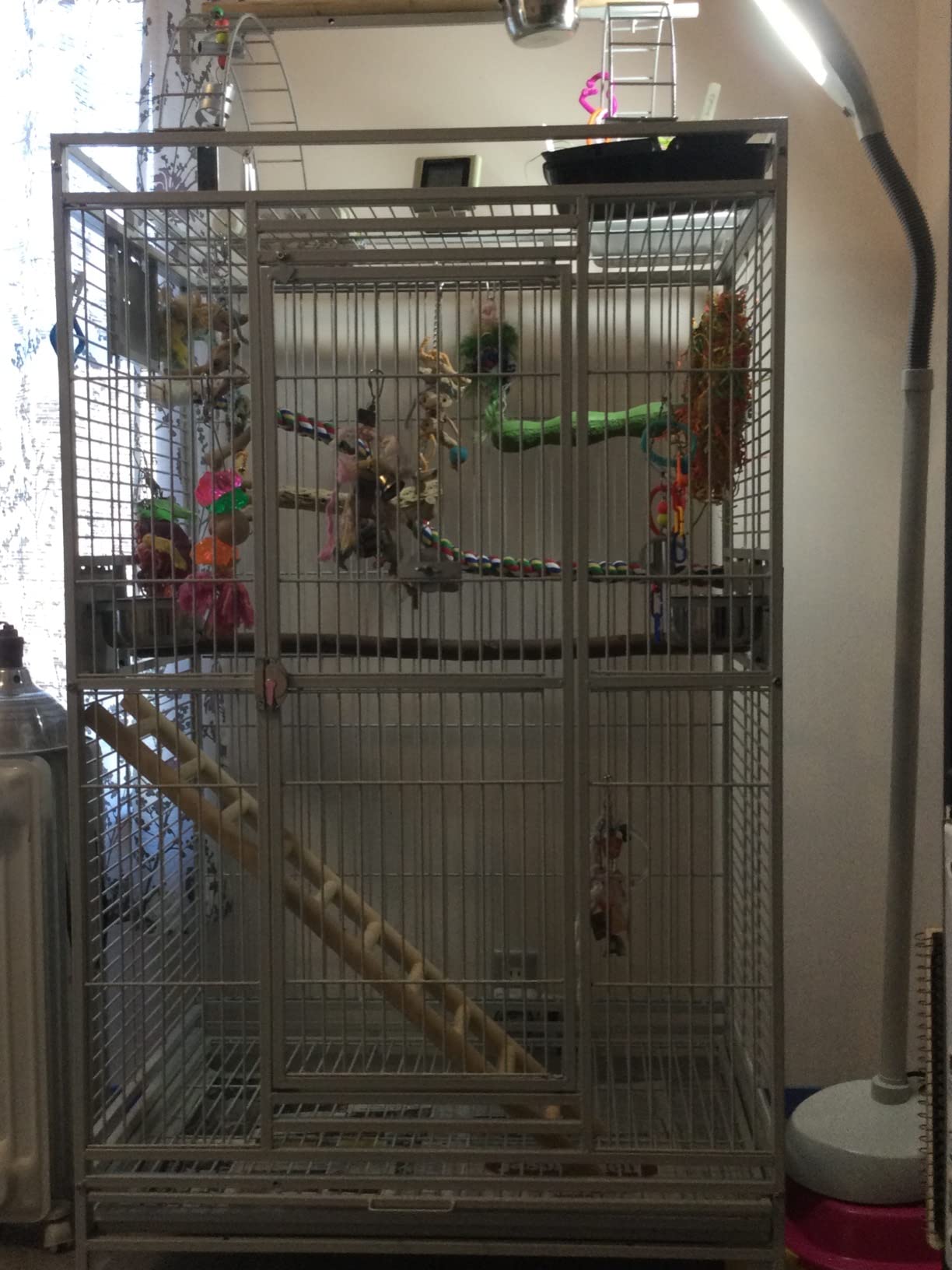 Extra Large Castle PlayTop Parrot Cage 32