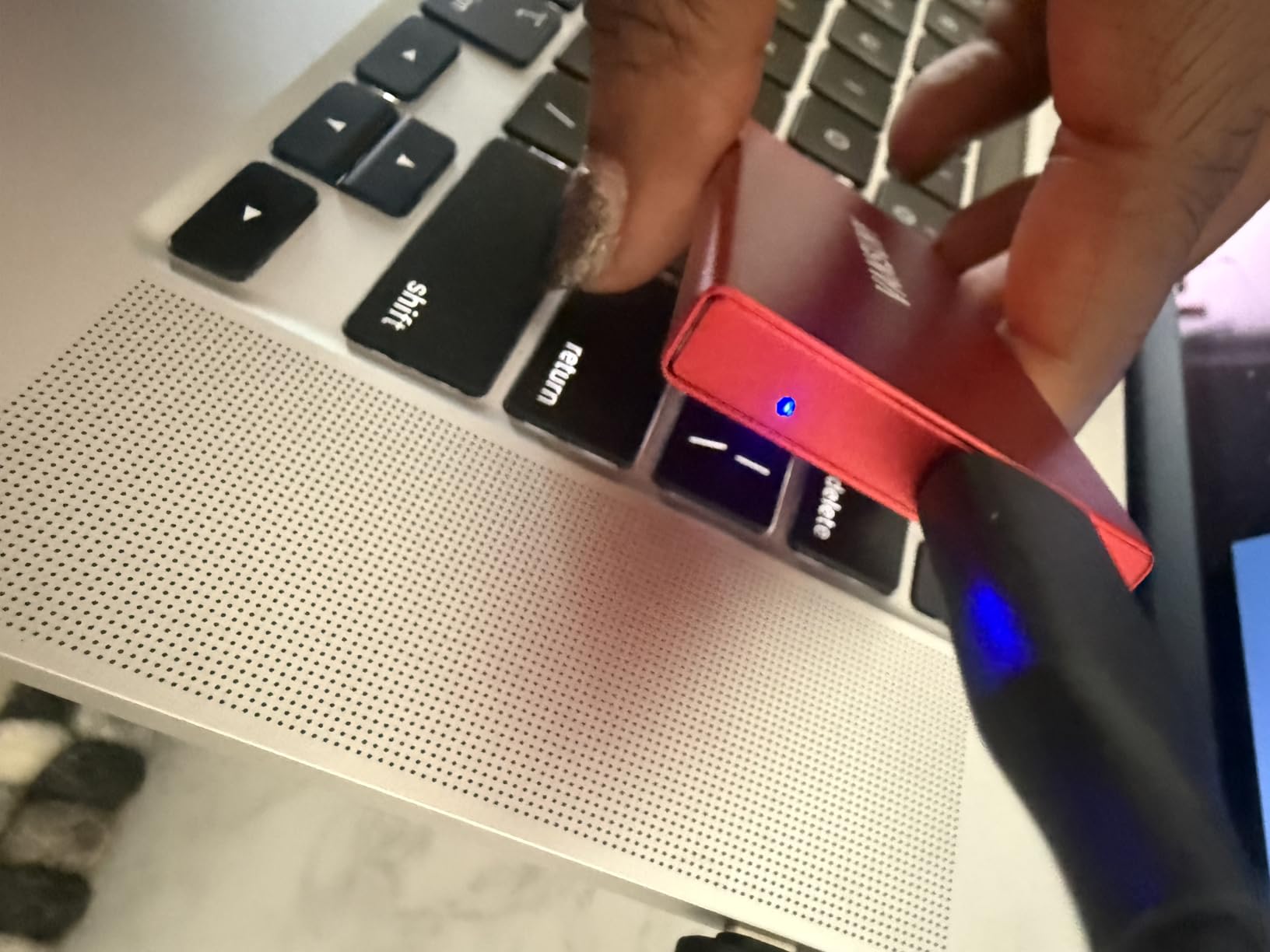 Vansuny 500GB Portable External SSD, USB 3.1 Gen2 450MB/s High-Speed Data Transfer, Metal USB C Mini Portable External Solid State Drive for PC, Laptop, Phones and More customer photo 1