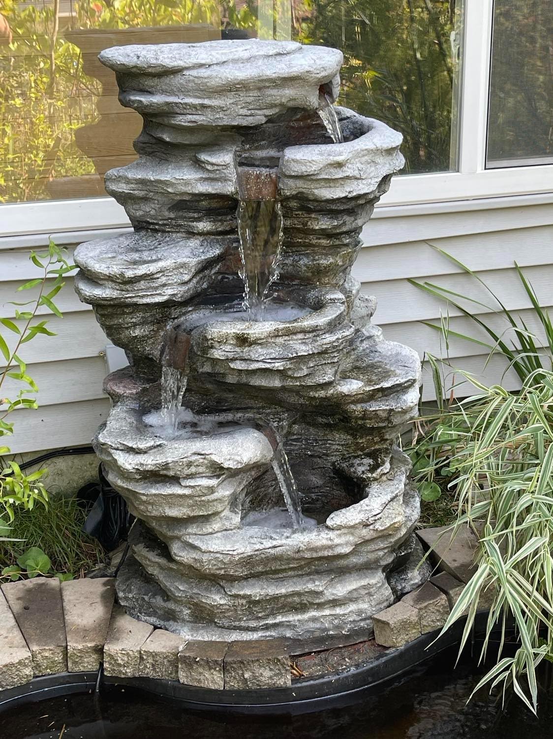 CWKJ Fountain Pump 400GPH (25W 1500L/H) Submersible Water Durable Outdoor Pump with 6.5ft Tubing (ID x 1/2-Inch), 3 Nozzles for Aquarium, Pond, Fish Tank, Hydroponics customer photo 1