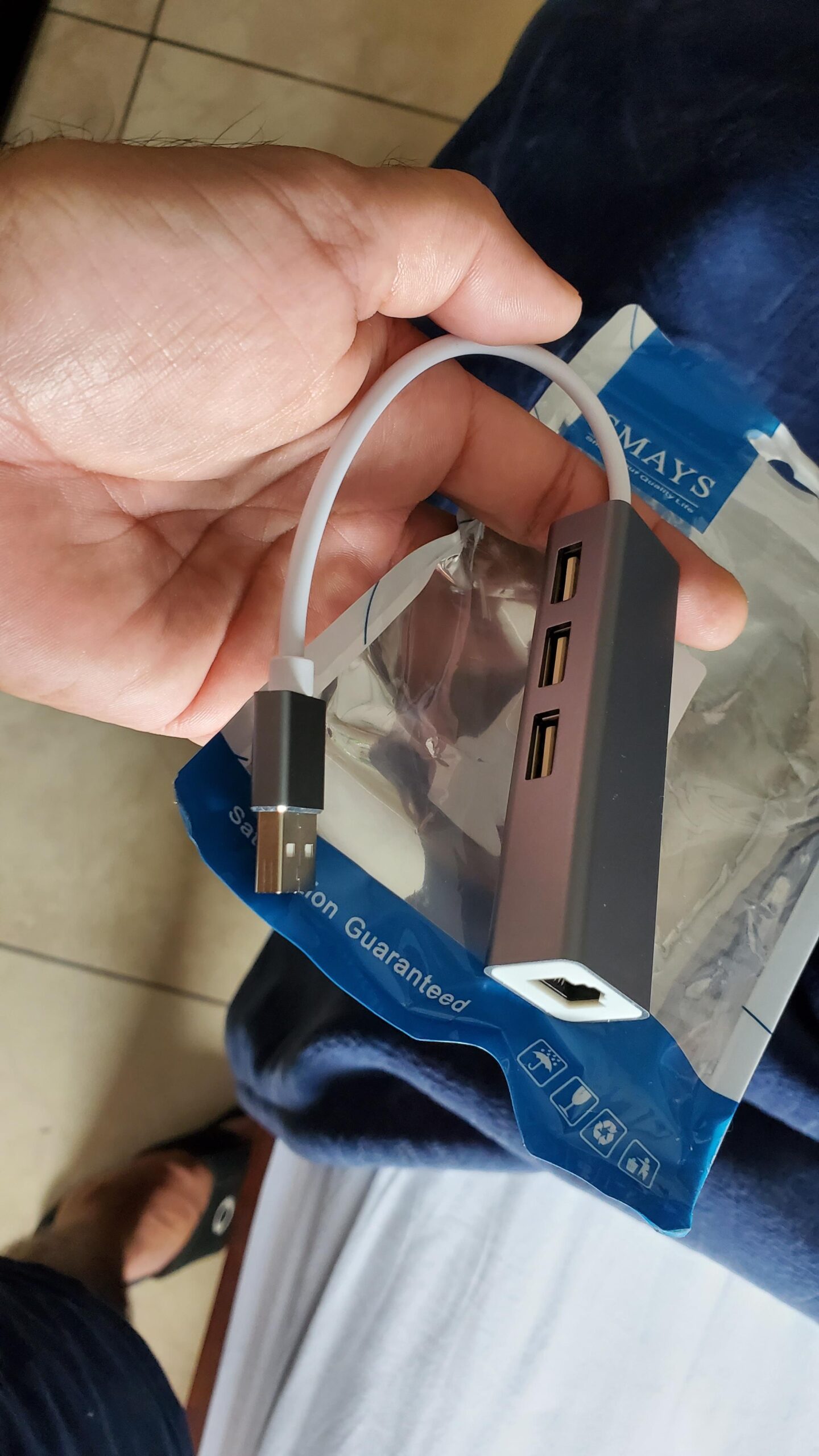 OTG Cable for Fire TV Stick (4K, Lite, Max, Cube) - USB Ethernet Adapter with Hub to Add Storage, Keyboard, Bluetooth customer photo 1