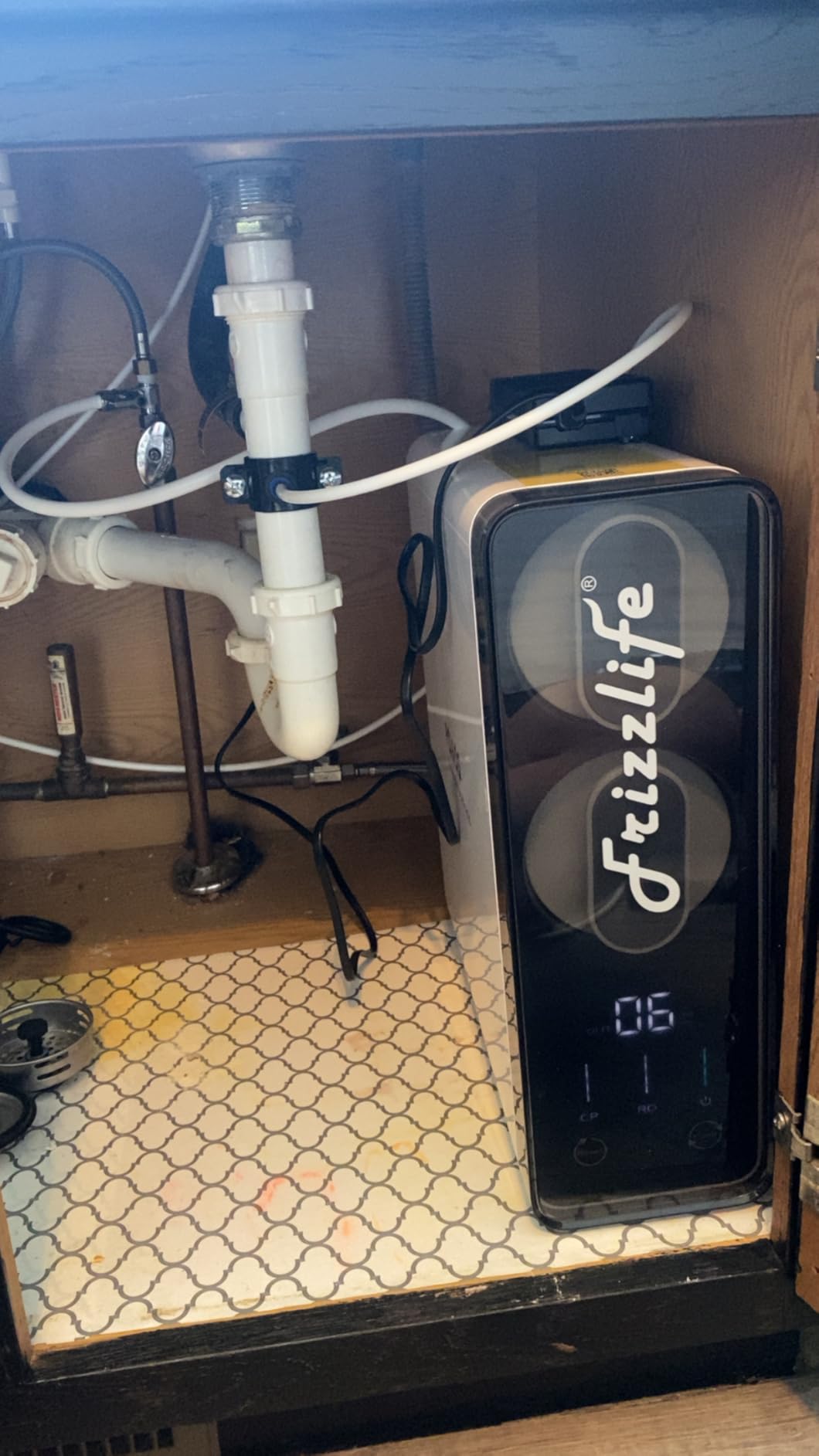 Frizzlife Reverse Osmosis Water Filter - Alkaline Mineral pH+, NSF/ASNI 58&53&42&372 Standard, 600GPD Tankless RO Reverse Osmosis System, Under Sink customer photo 2