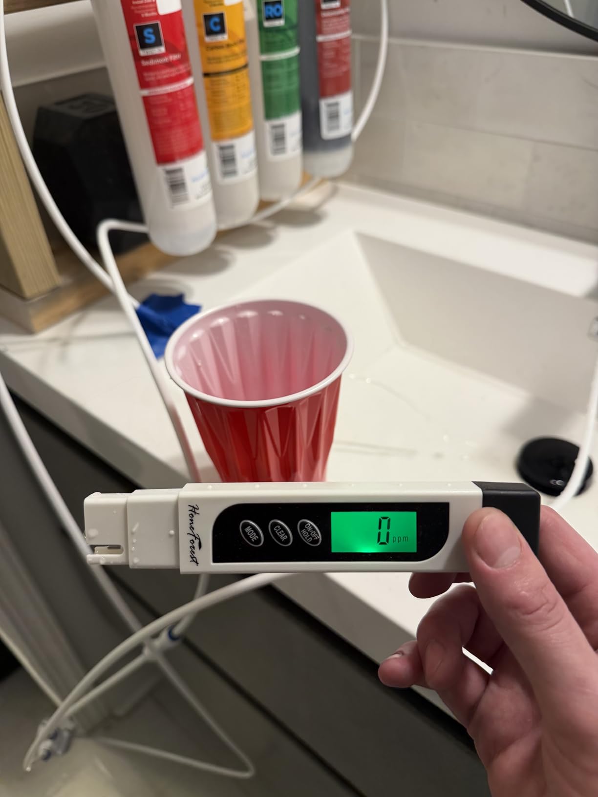 Aquatic Life Twist-in 4-Stage RO/DI Aquarium Water Filter System - Reverse Osmosis Filtration with Sediment, Carbon, Membrane & DI Resin - 75 GPD customer photo 1