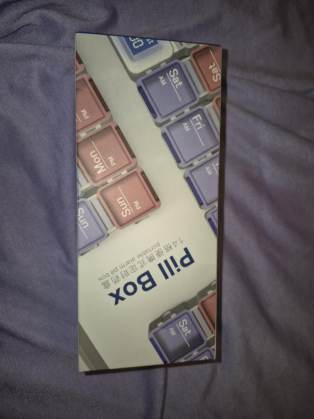 7 Day Medicine Pill Organizer, 4 Reminder Alarms, Loud Sound, 14 Large Compartments, Large Screen, Moisture-Proof customer photo 2