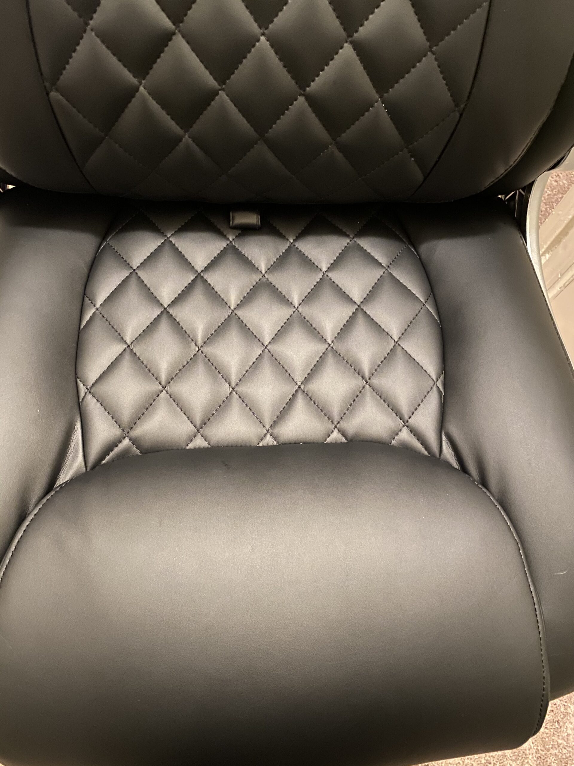 Nouhaus +Posture Ergonomic PU Leather Office Chair. Click5 Lumbar Support with FlipAdjust Armrests. Modern Executive Chair and Computer Desk Chair (Taupe) customer photo 1