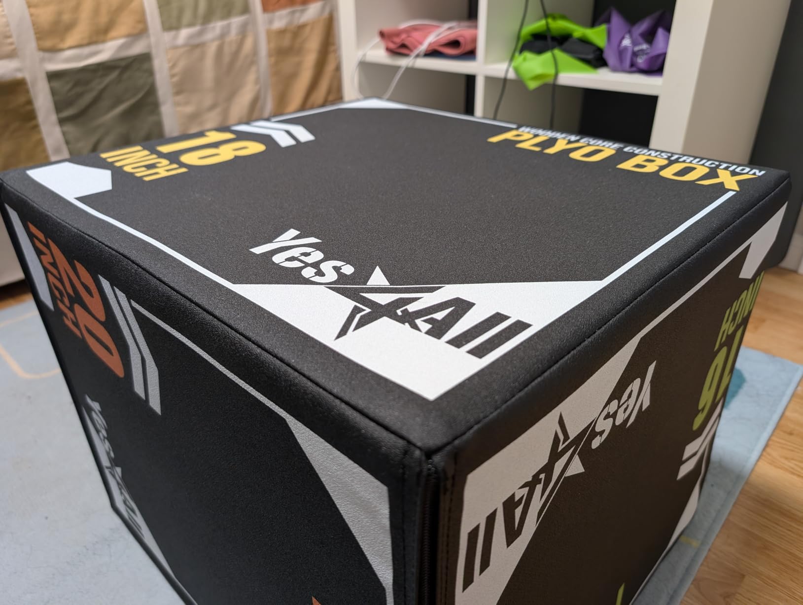 Yes4All 3-in-1 Soft-Padded Plyo Box With Wooden Core, Non-Slip Multi-Use Cushioned Plyometric Jump Box with Vinyl Cover for Jumping, Conditioning, Strength Training customer photo 2