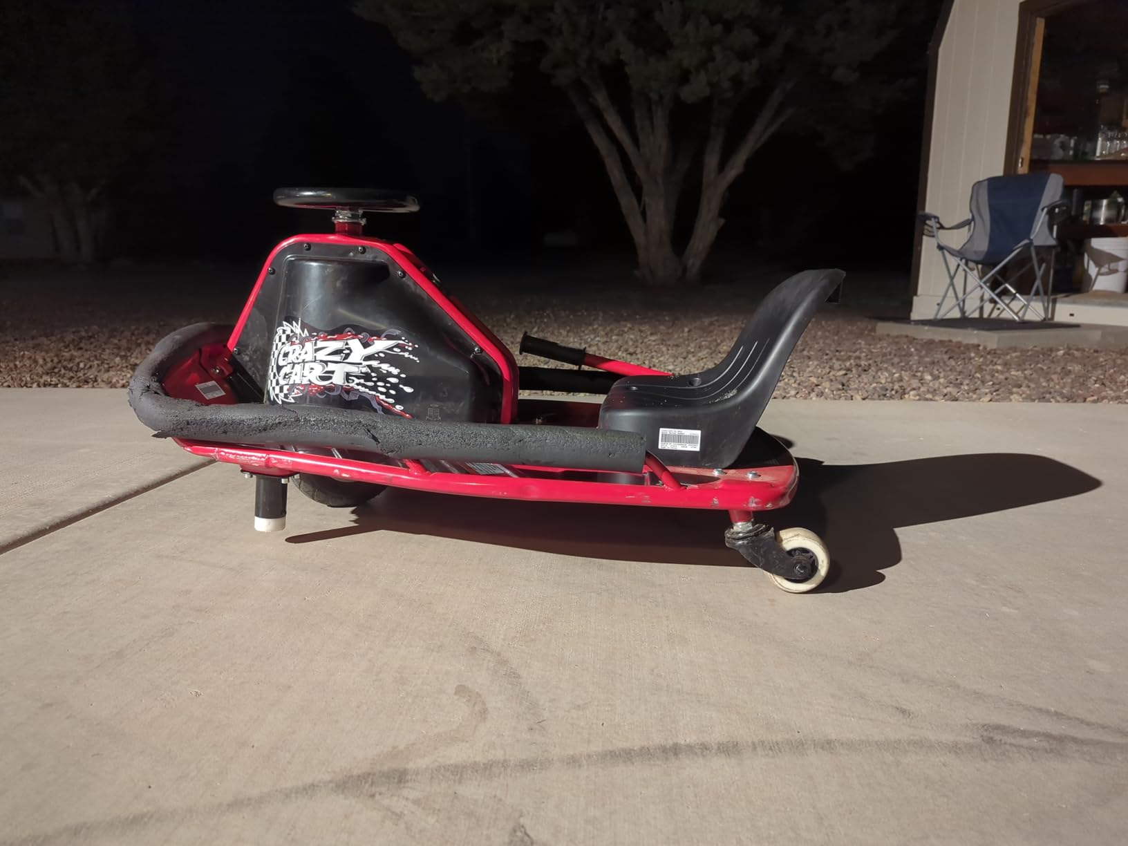 Razor Crazy Cart - 24V Electric Drifting Go Kart - Variable Speed, Up to 12 mph, Drift Bar for Controlled Drifts, One Size, Black/Red customer photo 1