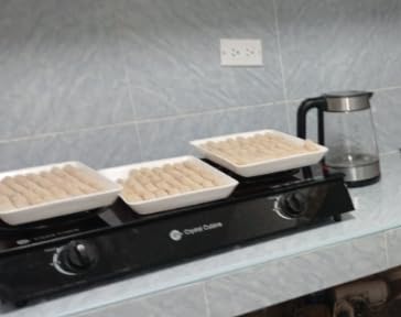 Lawei 2 LBS Sausage Stuffer - Horizontal Kitchen Stuffing Maker Stainless Steel Meat Sausage Machine for Household Commercial customer photo 1