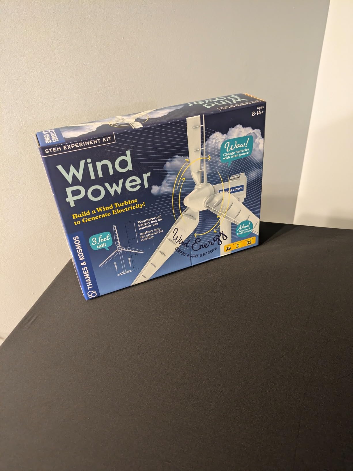 Thames & Kosmos Wind Power V4.0 STEM Experiment Kit | Build a 3ft Wind Turbine to Generate Electricity | Learn About Renewable Energy & Power a Small Model Car | Weatherproof for Outdoor Use customer photo 1