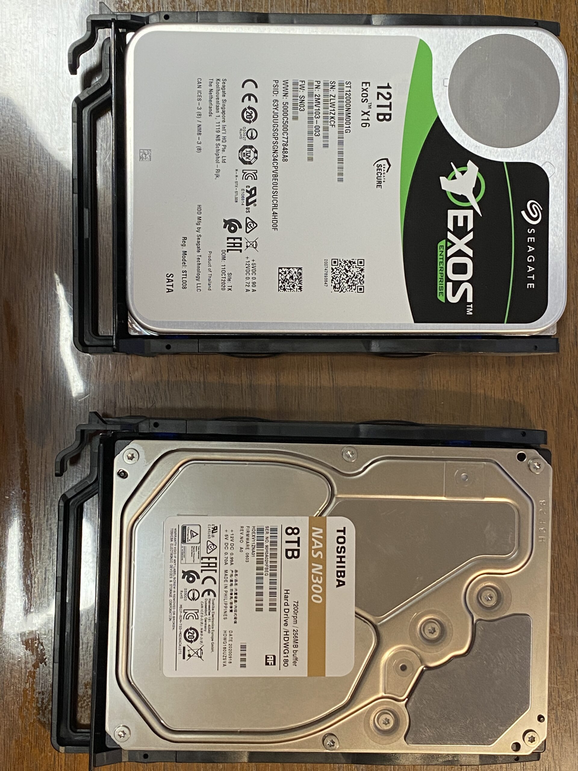 Toshiba N300 8TB NAS 3.5-Inch Internal Hard Drive - CMR SATA 6 GB/s 7200 RPM 256 MB Cache - HDWG180XZSTA customer photo 2