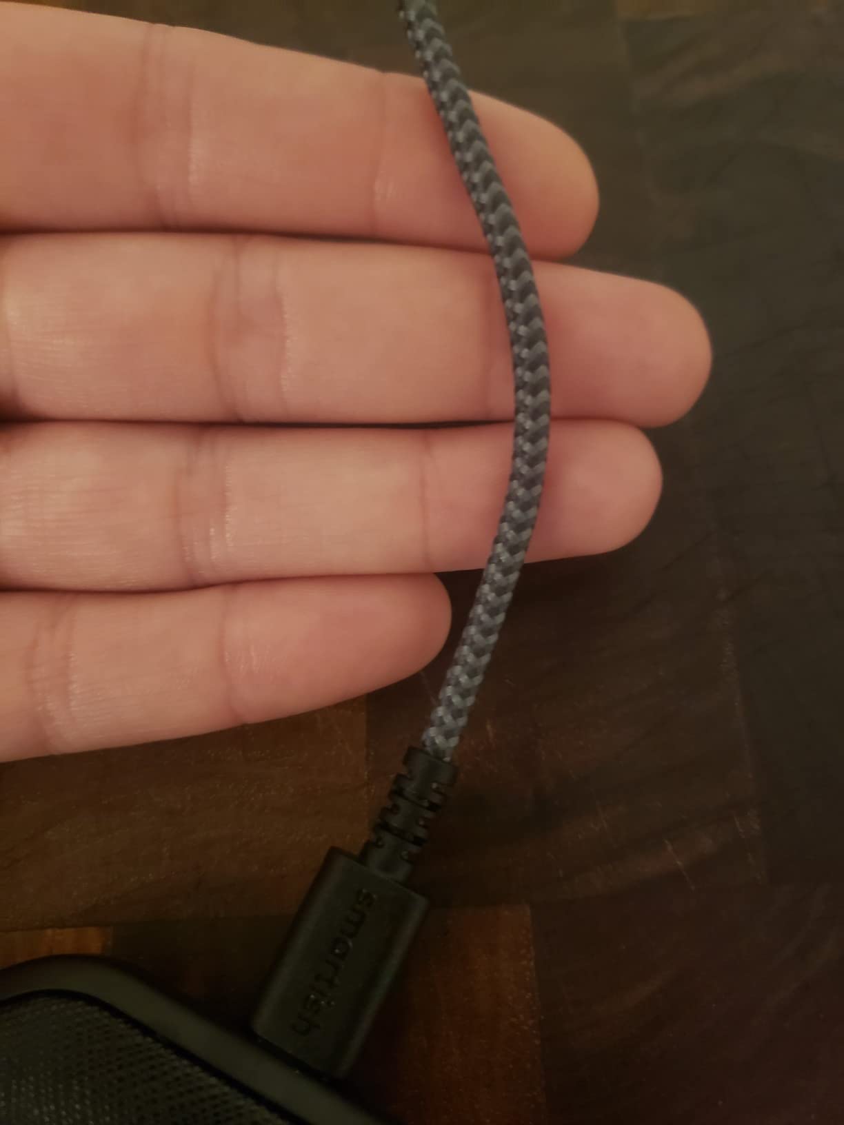 Smartish Fast Wireless Charger - Charge Island - Qi-Certified 15W Universal Charging Pad [Textured & Non-Slip] for iPhone, Samsung Galaxy, AirPods Pro, Qi-Enabled Devices - Black Tie Affair customer photo 2