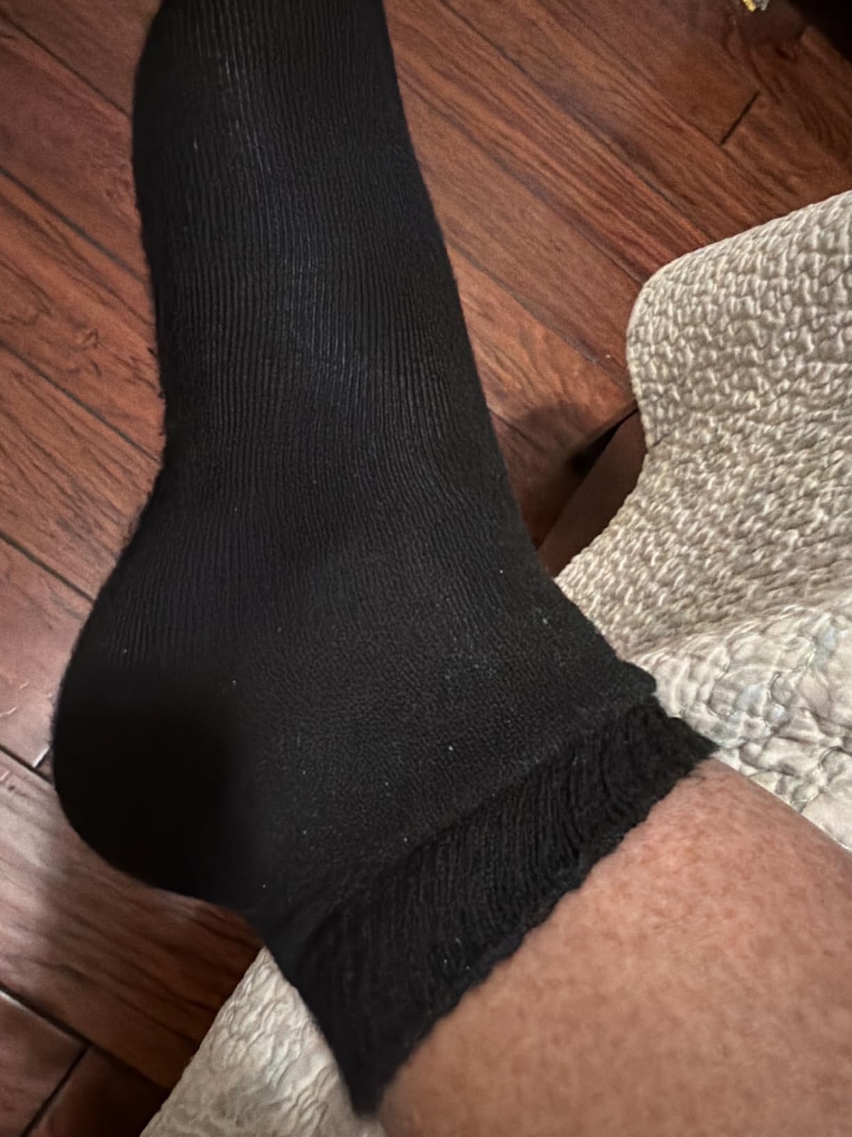 Hugh Ugoli Diabetic Socks for Men, Loose Ankle Socks, Rayon Derived from Bamboo, Extra-Wide, Thin, Seamless Toe, 4-8 Pairs customer photo 1