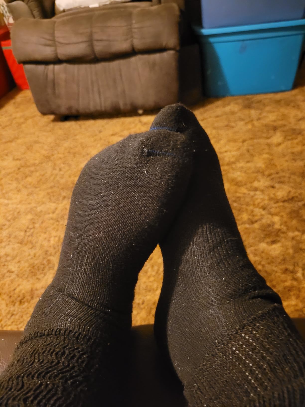 Hugh Ugoli Diabetic Socks for Men, Loose Ankle Socks, Rayon Derived from Bamboo, Extra-Wide, Thin, Seamless Toe, 4-8 Pairs customer photo 2