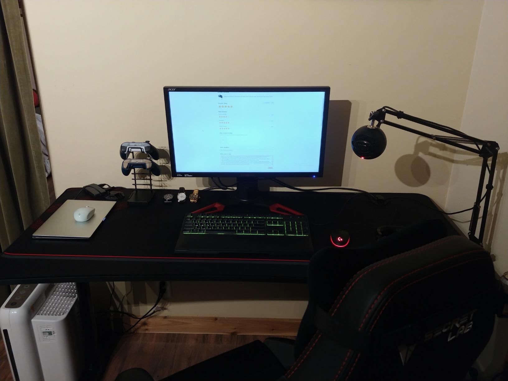EUREKA ERGONOMIC Gaming Desk 60
