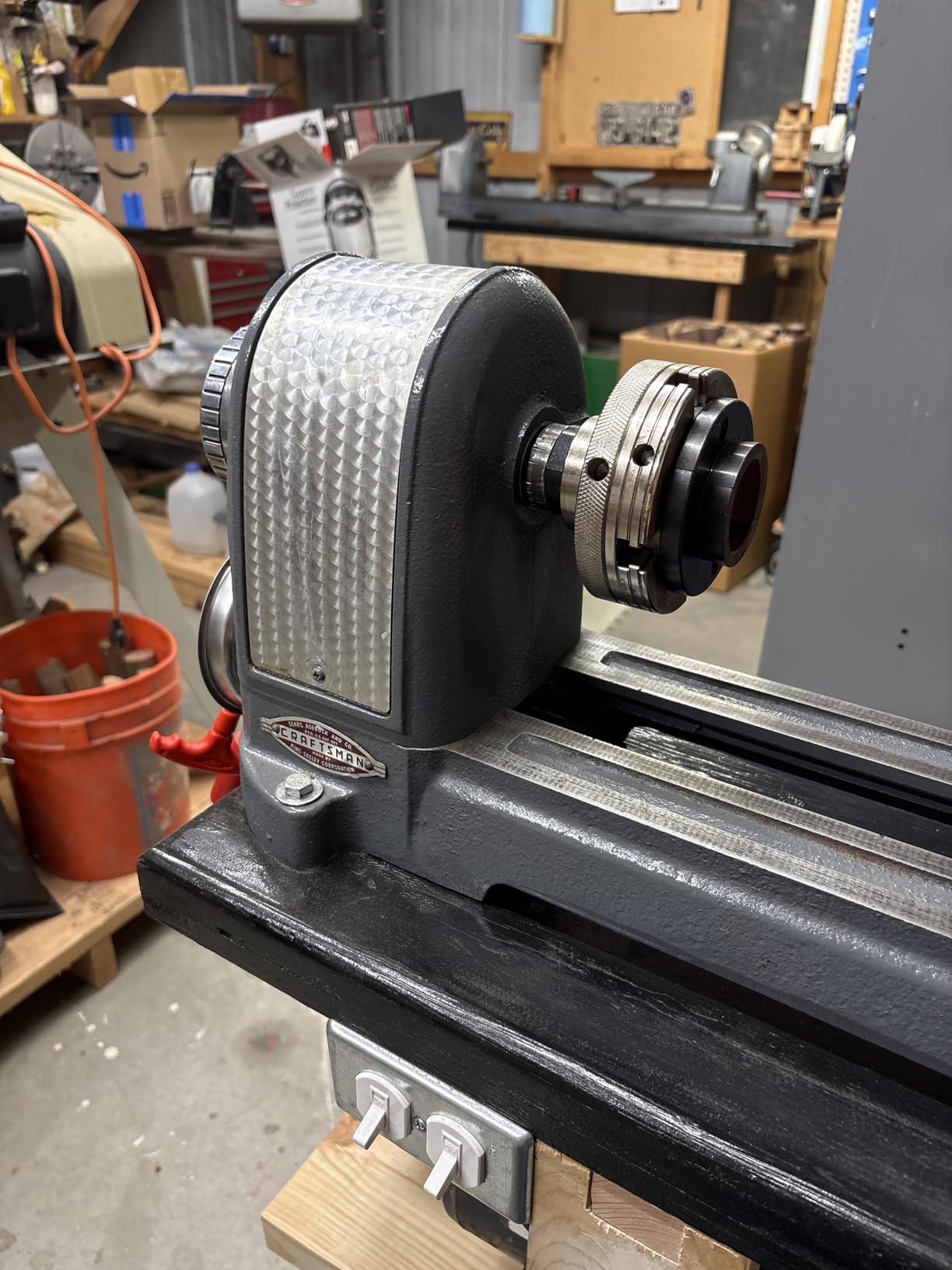 4INCH 4-Jaw Self-Centering Wood Lathe Chuck, 2