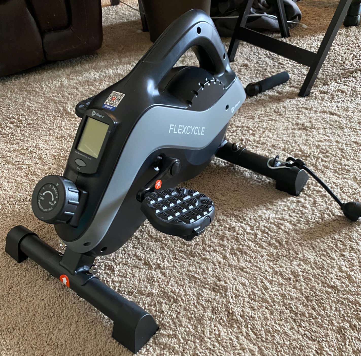 LifePro Under Desk Elliptical Machine & Mini Bike - Quiet Desk Bike Pedal Exerciser for Seniors - FlexCycle Compact Under-Desk Bike & Foot Cycle Peddler - Portable Exercise Equipment for Home Office customer photo 2