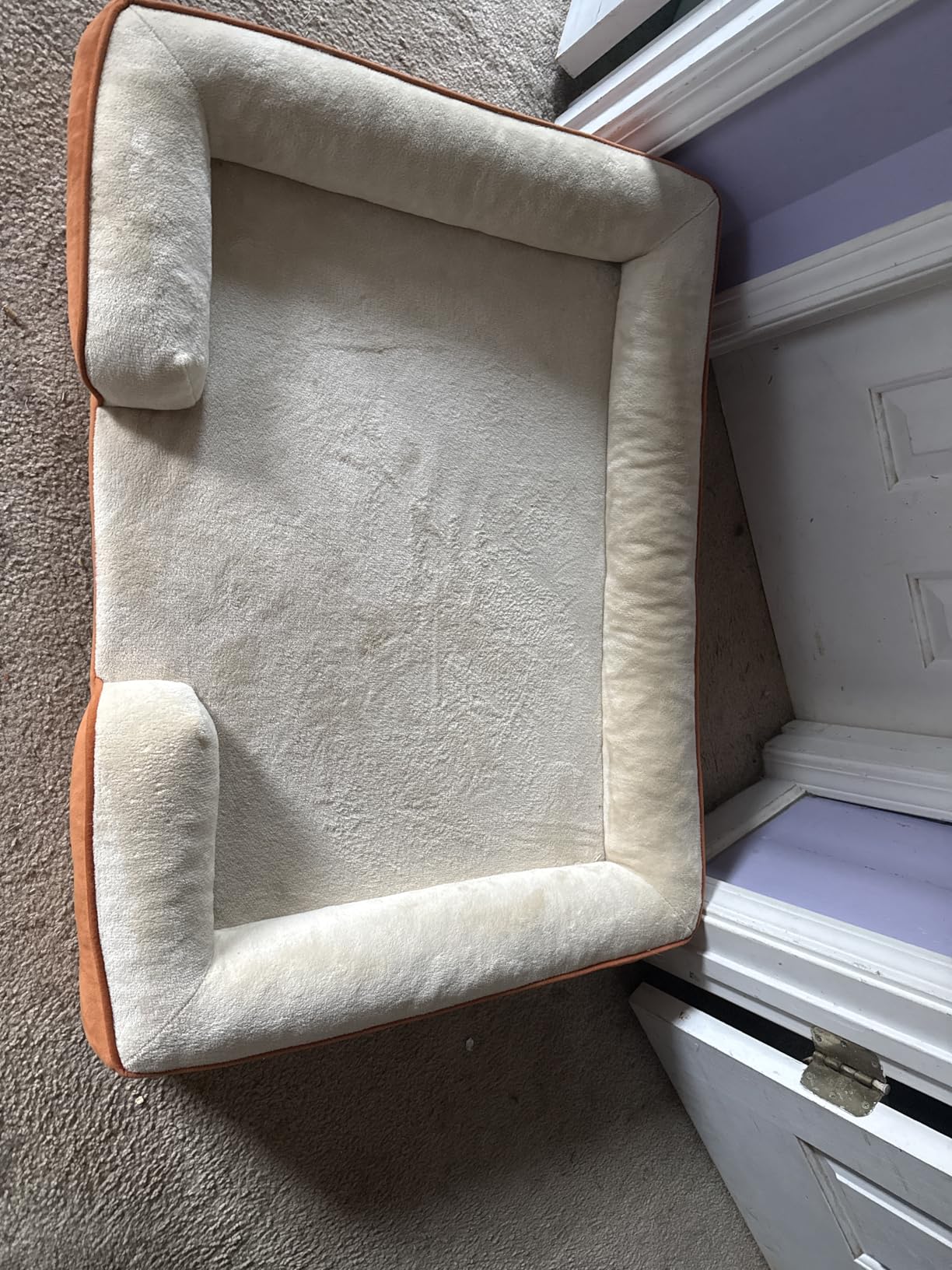 Bedsure Orthopedic Dog Bed Medium Size Dogs - Washable Small Medium Dog Cat Bed Waterproof, Comfort Cats Couch Sofa with Washable Removable Cover, Pets Bed with Nonskid Bottom, Grey, 28