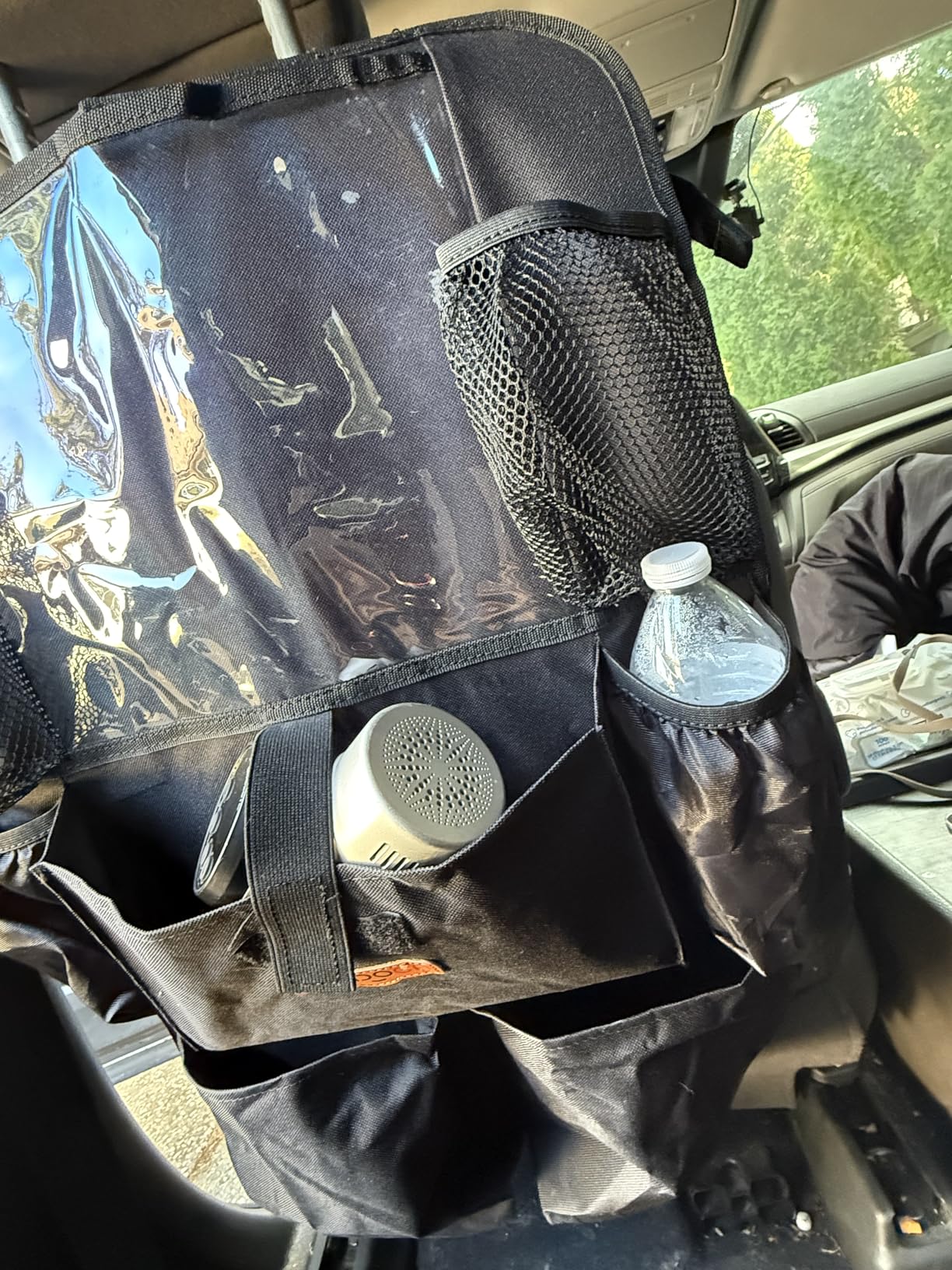 SURDOCA Upgraded Car Organizer with 11-inch Tablet Holder, 8 Pockets, Car Seat Protector for Road Trips - Car Storage and Organizers for Kids customer photo 1