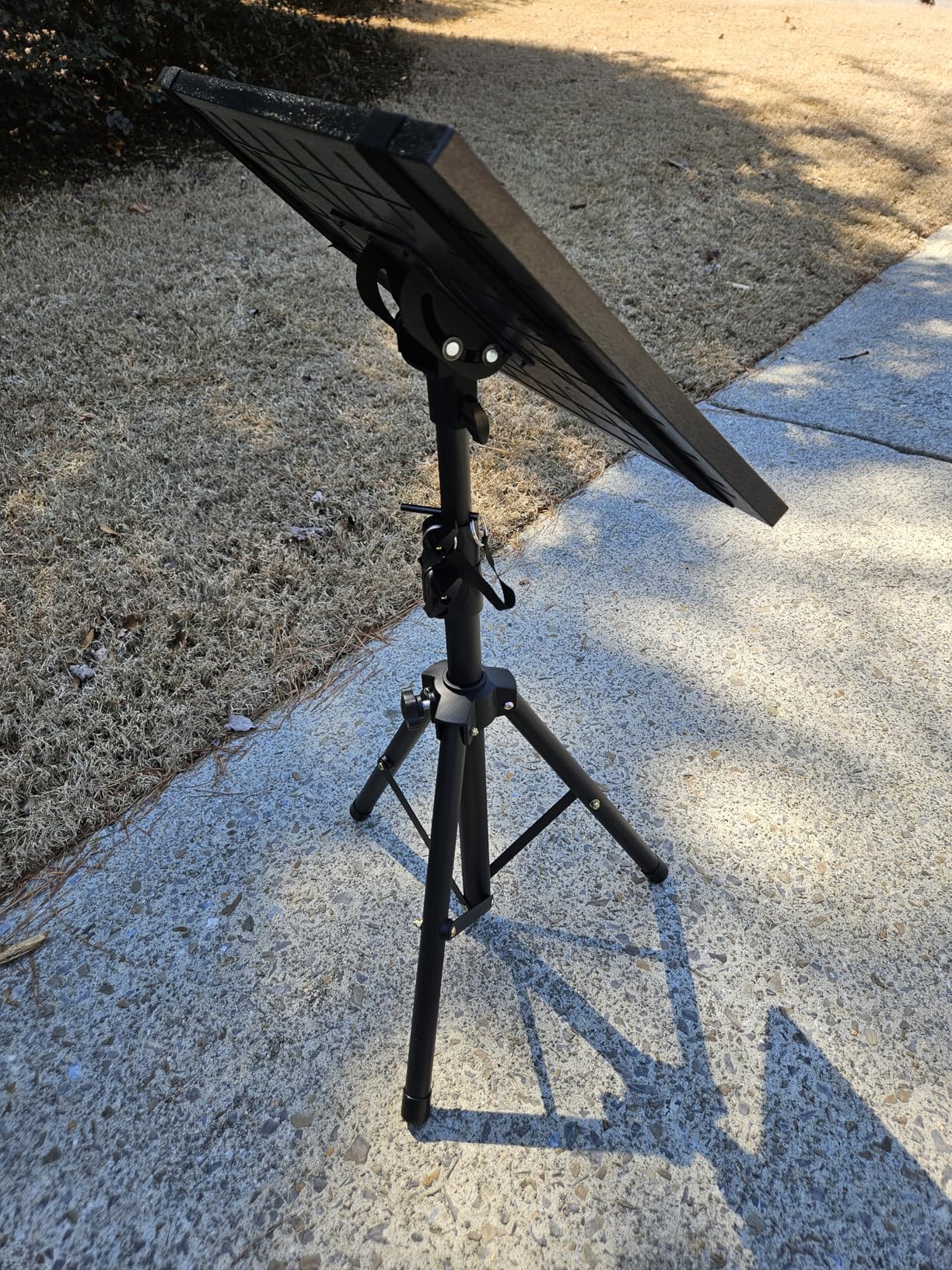 AMADA Projector Stand, Laptop Stand with Adjustable Height 22 to 36 inch, Heavy Duty Projector Mount as DJ Racks, Portable Projector Tripod Stand, Tall Floor Stand for Office, Home, Stage or Studio customer photo 2