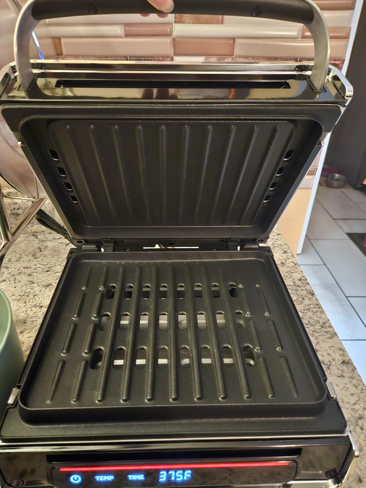 George Foreman Smokeless Digital Smart Select Family Size Grill (GRD6090B) customer photo 1