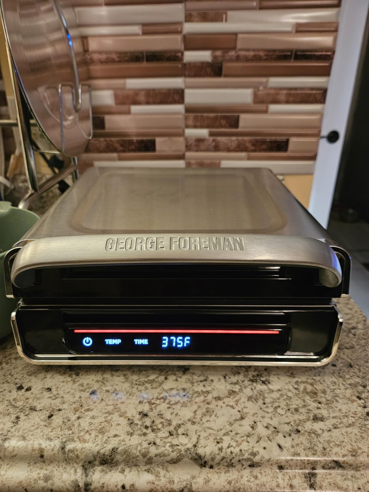 George Foreman Smokeless Digital Smart Select Family Size Grill (GRD6090B) customer photo 2