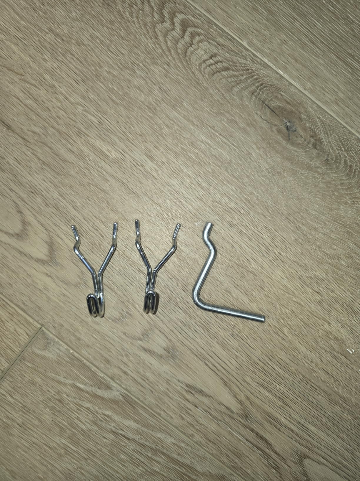 HORUSDY 150 PCS Pegboard Hooks Assortment Kit - 15 Types Heavy Duty Pegboard Accessories with Bins - Fits 1/8 & 1/4 Inch Pegboard Metal Hooks for Garage, Workshop, and Tool Organization customer photo 1