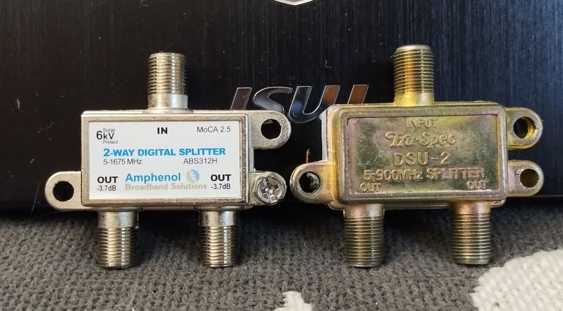 Amphenol 3-Way Digital Coaxial Splitter MoCA 2.5 ABS313H customer photo 1